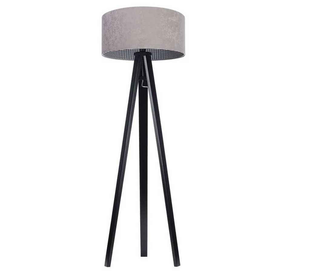 Lampa stojąca HOME 50 szara/czarna
