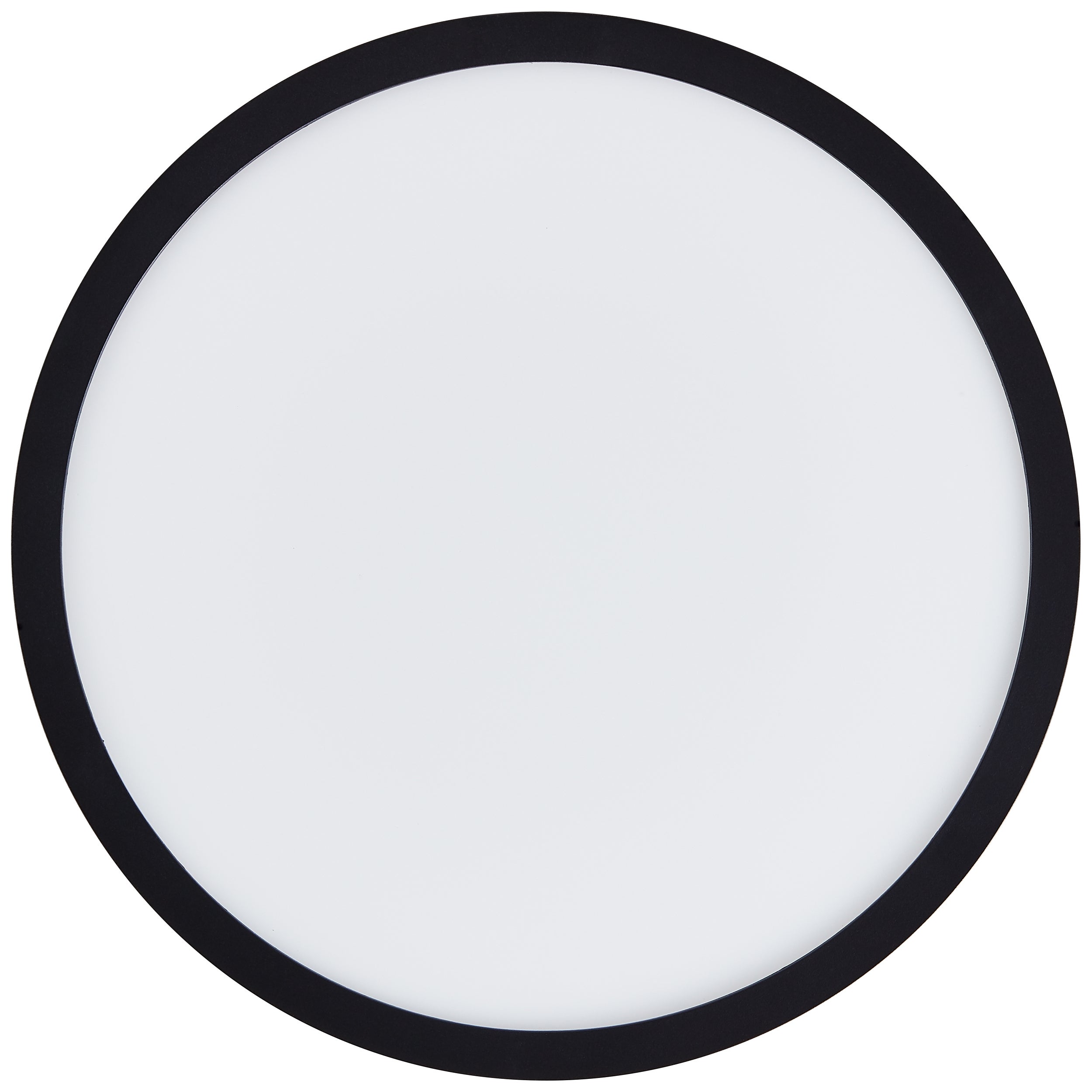 BRE-Light Natynkowy panel sufitowy LED Sorell 29cm czarny/biały Plastikowy pilot Możliwość wewnętrznego ściemniania za pomocą zintegrowanego pilota LE - 6