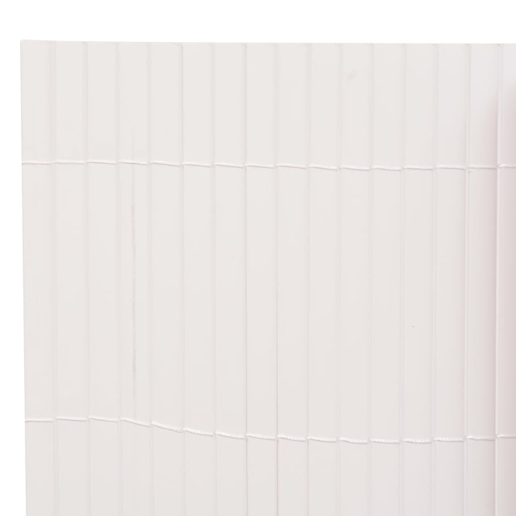 Recinzione da Giardino a Doppio Lato 90x300 cm Bianca vidaXL - 6