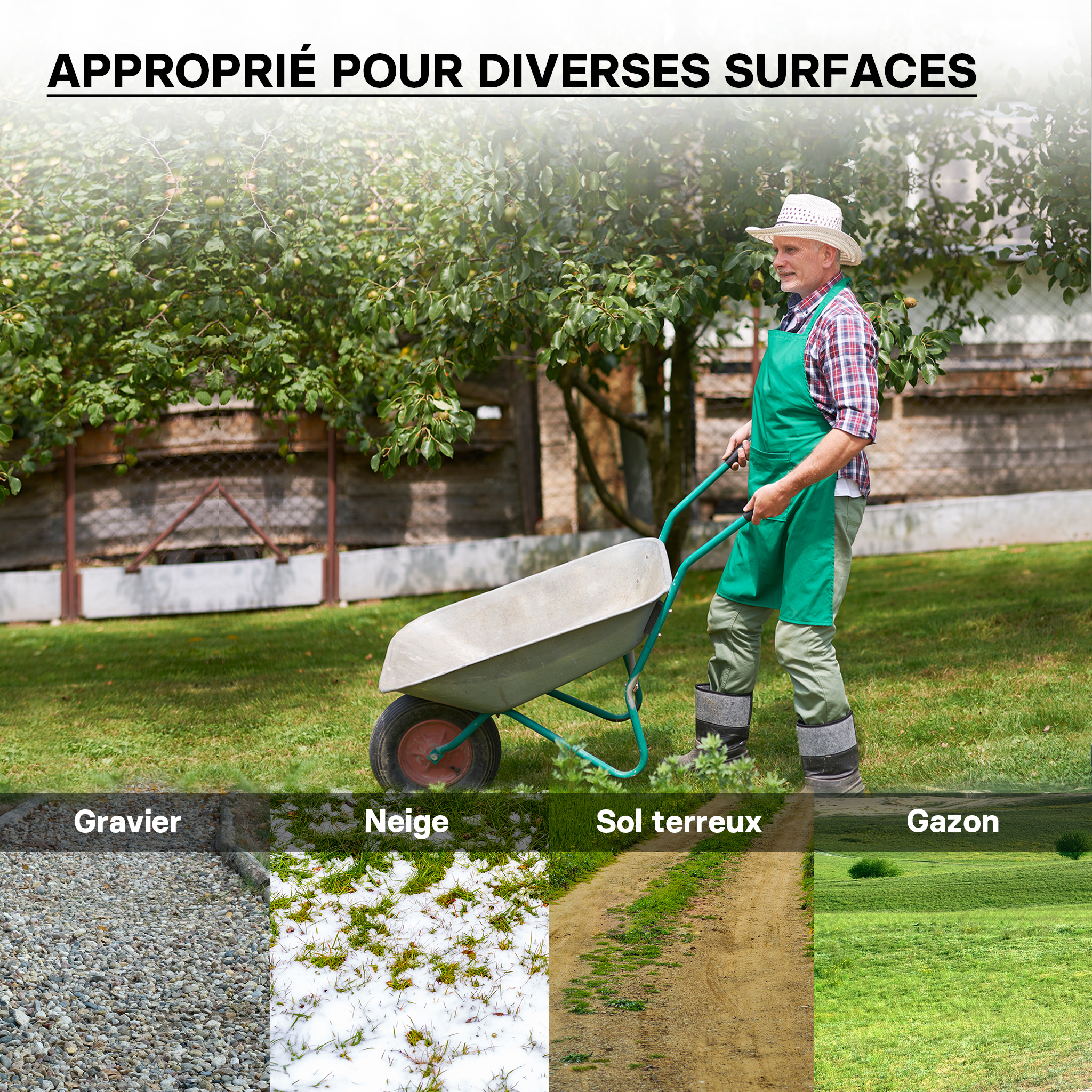 Wiltec Roue complète 3.00-4 pour Diable – 255 x 255 x 85 mm – Avec Chambre à air et Jante – Valve coudée TR87 – capacité de charge max. 90 kg – pou... - 5