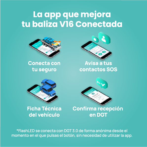 Flash Led – Éclairage de secours pour la voiture V16 IOT - 8