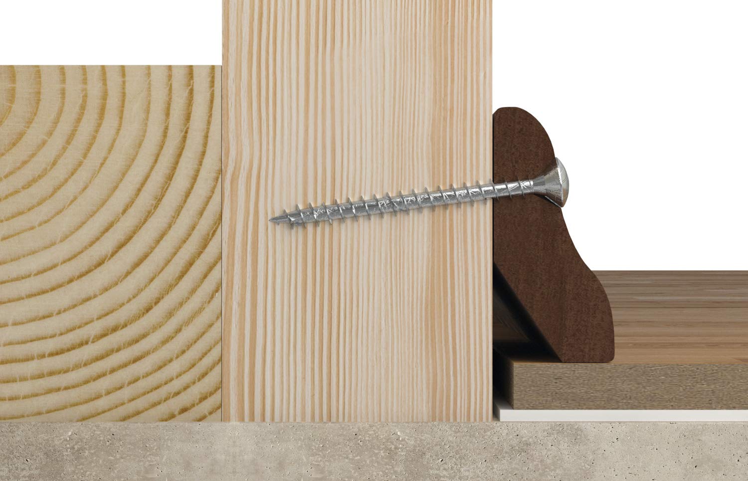 Boîte de 100 vis à bois FISCHER Power-Fast FPF II CTF - 6 x 100 mm - 5