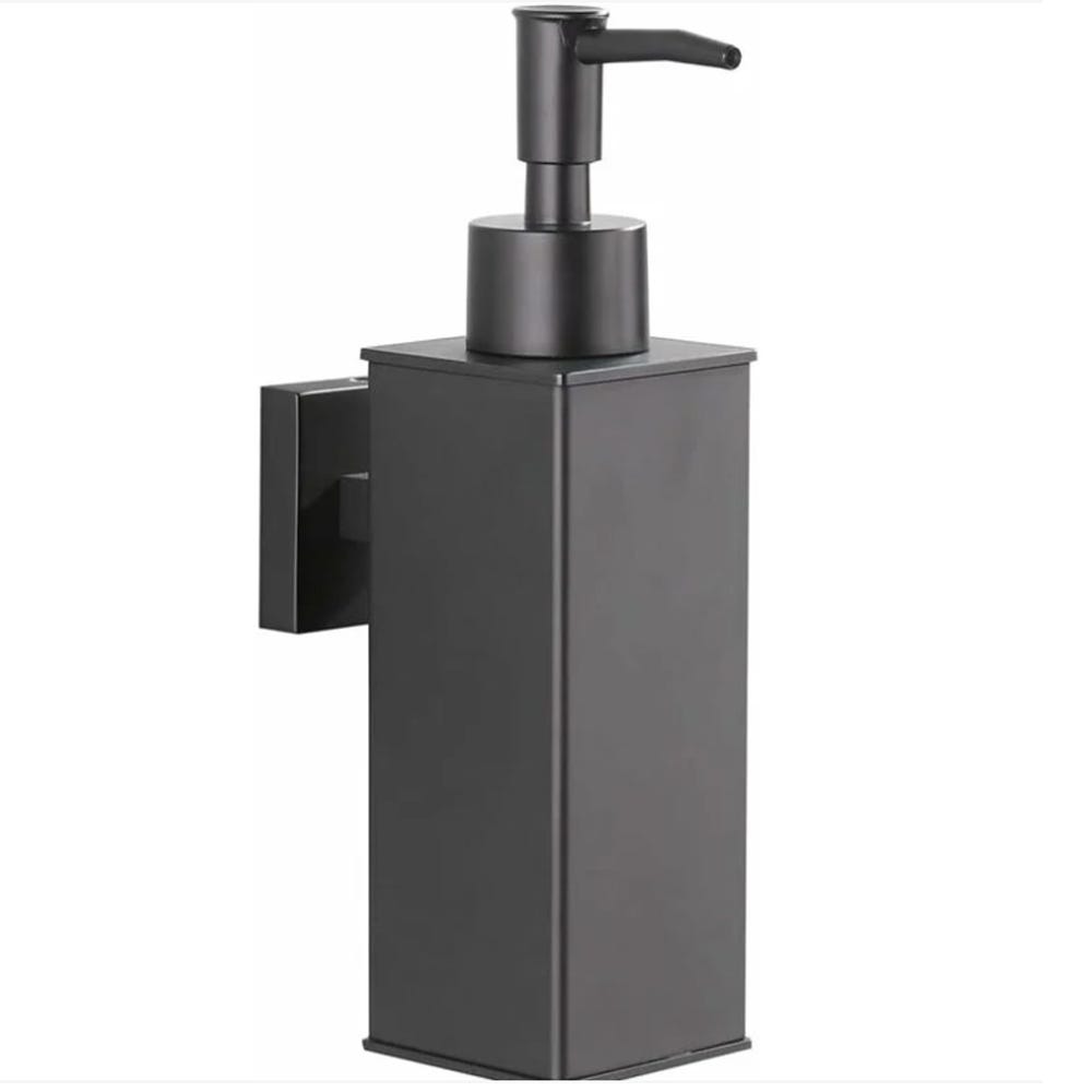 Distributeur de savon double mural rechargeable en acier inoxydable 304 pour salle de bain d'hôtel Distributeur de savon double mural rechargeable en acier inoxydable 304 pour salle de bain d'hôtel