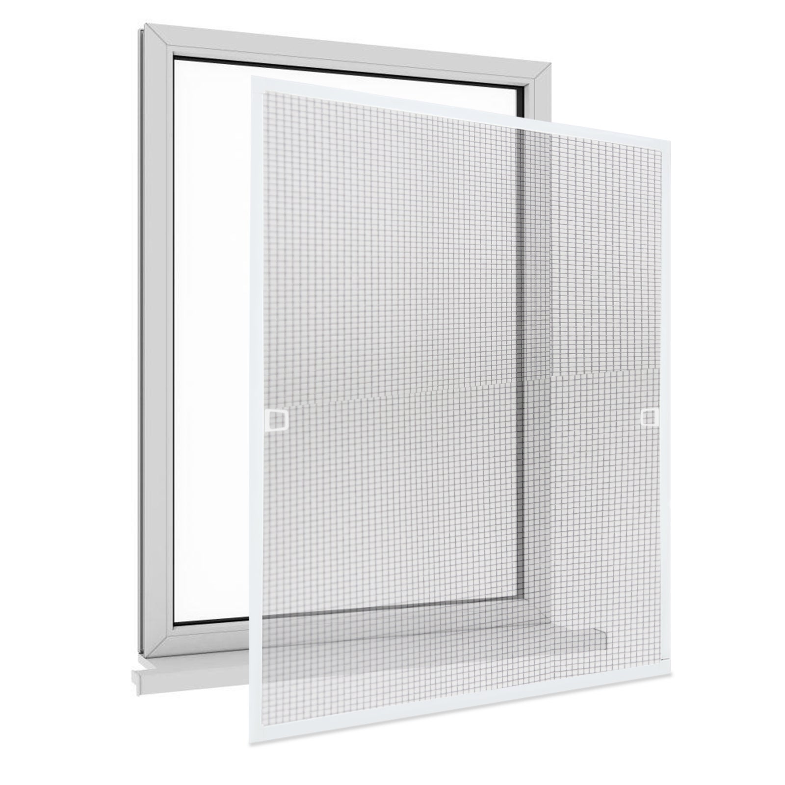 Moustiquaire De Fenetre Aluminium Anti Moustiquaire Rideau Net Uv Imperm Able X Cm Blanc