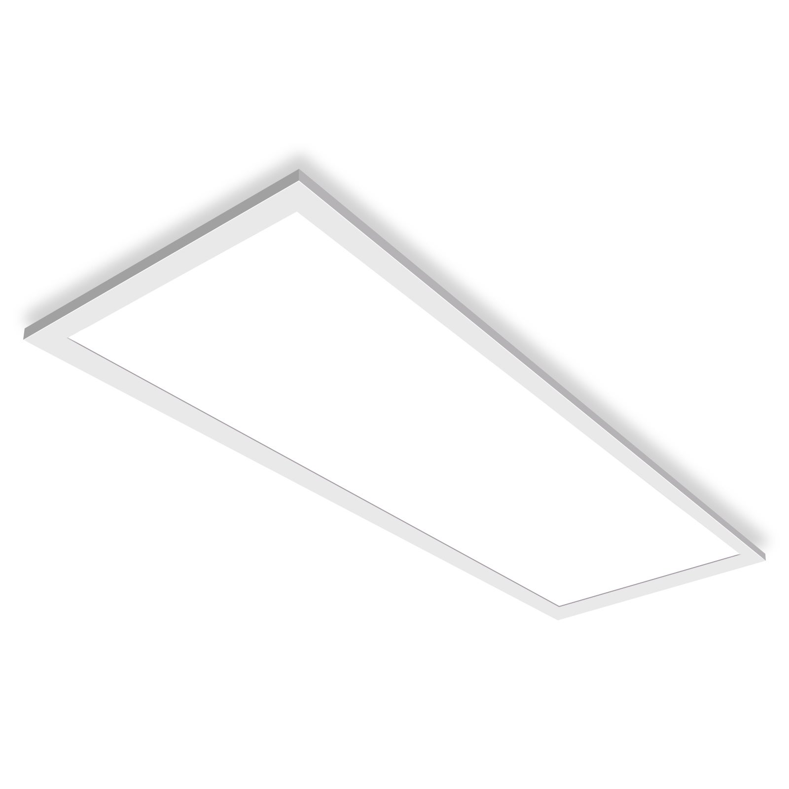 LOVHAUS Panel LED 58x20CM 24W 2400LM 100LM/W Światło Panel LED 6500K Białe Bez Migotania do Biura, Kuchni, Salonu, Łazienki