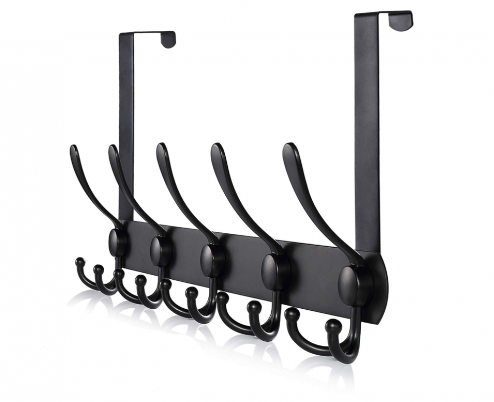 Organizzazione Interni Kitlit Set Di 4 Ganci Per Porta In Acciaio Inox - Foto 13