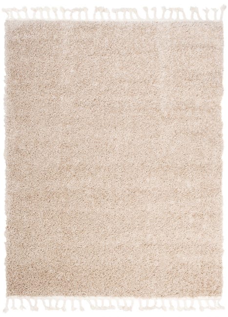 Tappeto Salotto Beige 80x150 Cm | Stile Scandinavo Boho | Pelo Corto E Facile Da Pulire - Foto 6