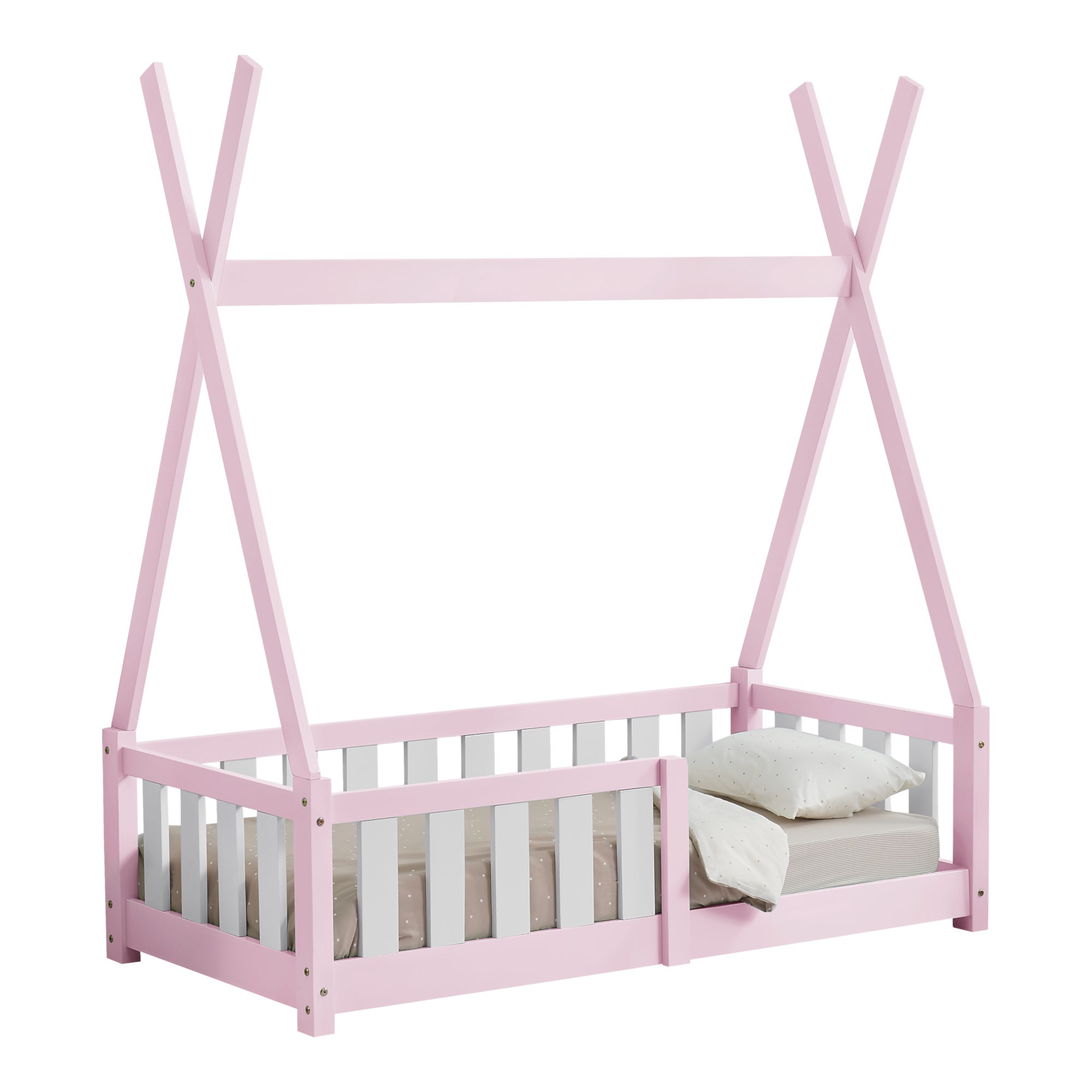 [en.casa] Letto per Bambino a Forma di Tenda Indiana con Sponde Lettino ...