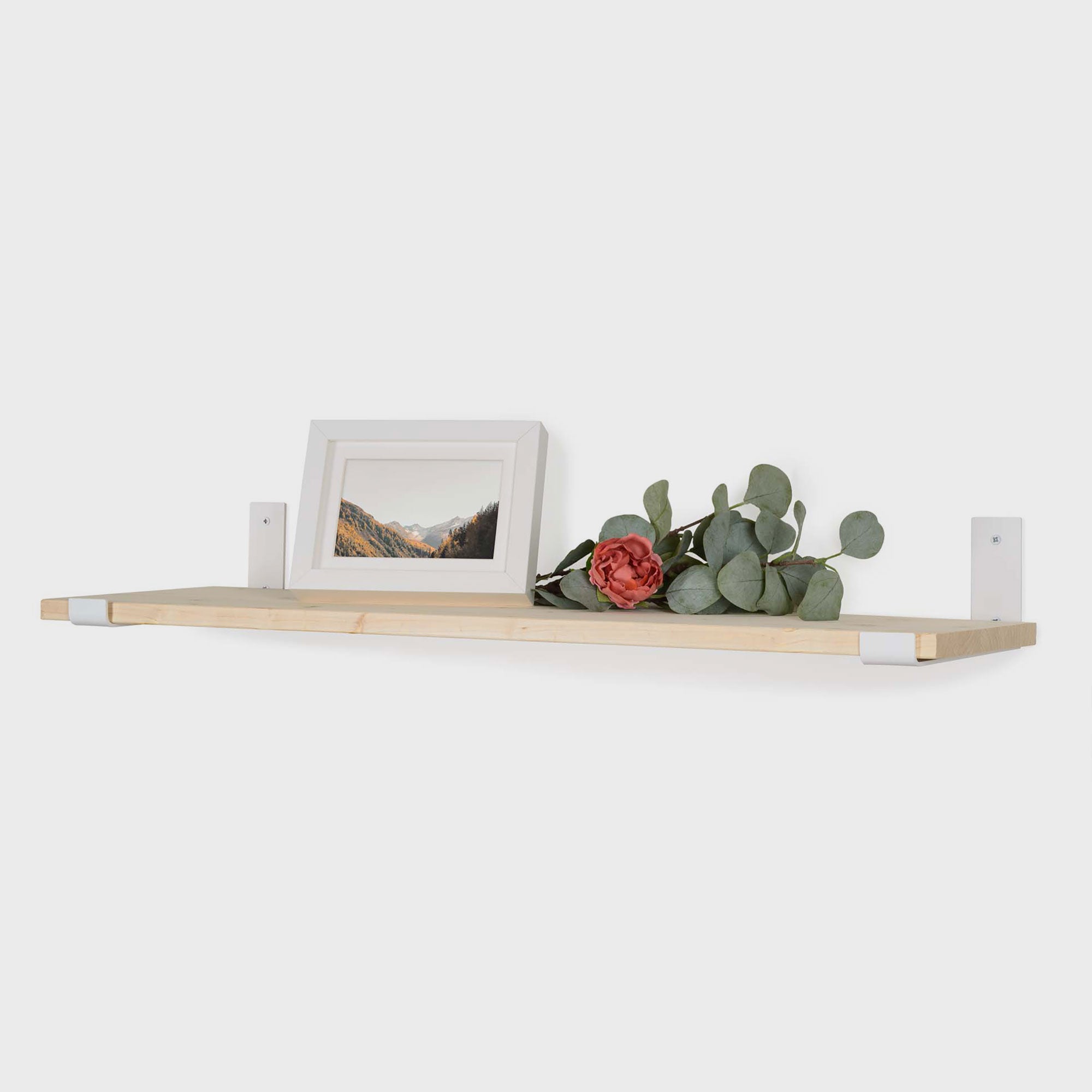 REI | Suporte de Parede para Prateleira 1071 | 254 mm | 40x103x261 mm | Aço Branco Poroso | 15 kg - 4