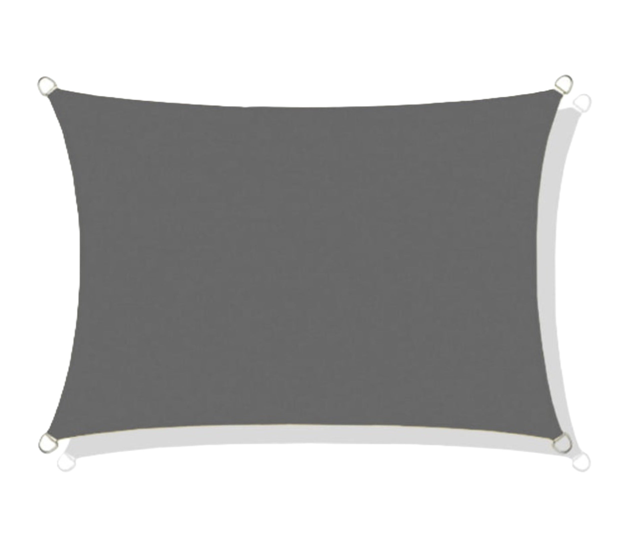 Żagiel przeciwsłoneczny Aio Factory wodoodporny ortalion szary 3x5 m 1szt