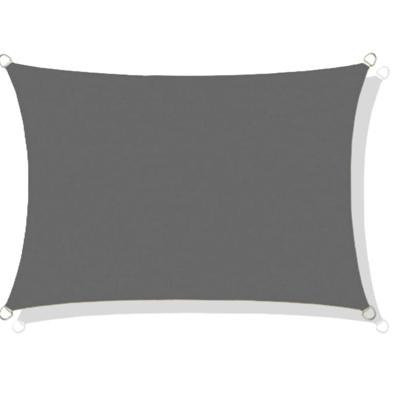 Żagiel przeciwsłoneczny Aio Factory wodoodporny ortalion szary 3x5 m 1szt