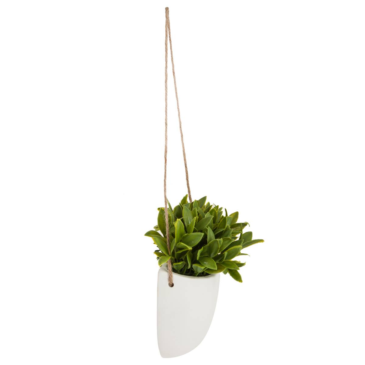 Plante Artificielle À Suspendre Pot Céramique H20cm Multicolore - Atmosphera Créateur d'intérieur - 6