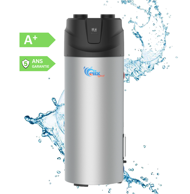 Elix Aquecedor de água termodinâmico 300 L R290 – Bomba de calor para água quente