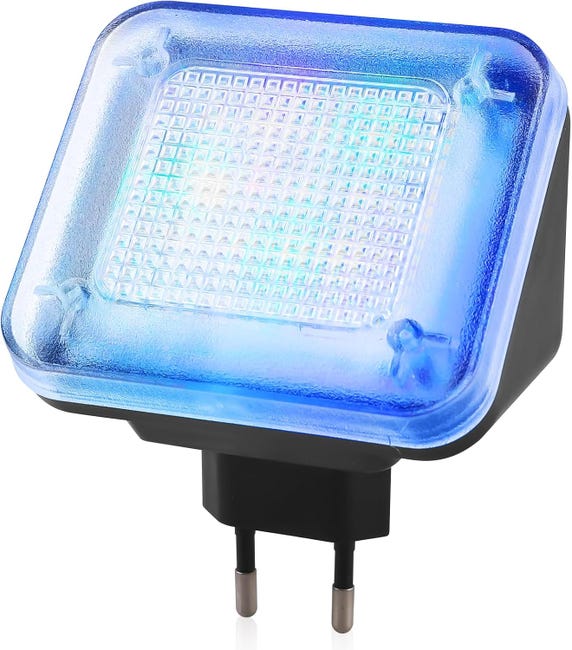 Symulator telewizora LED, wyposażony w 24 diody LED i 3 opcjonalne programy, z systemem antykradzieżowym.
