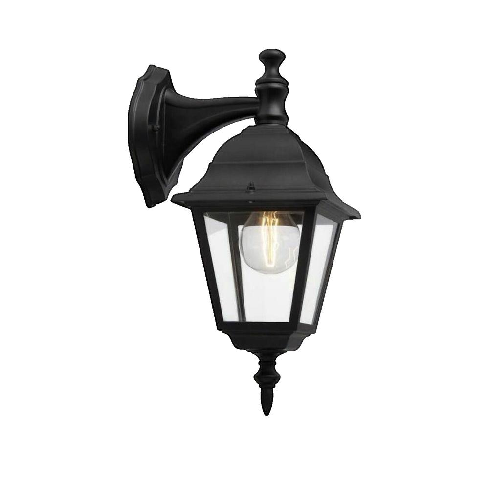 Kinkiet zewnętrzny Brilliant Newport czarny nowoczesny design IP23