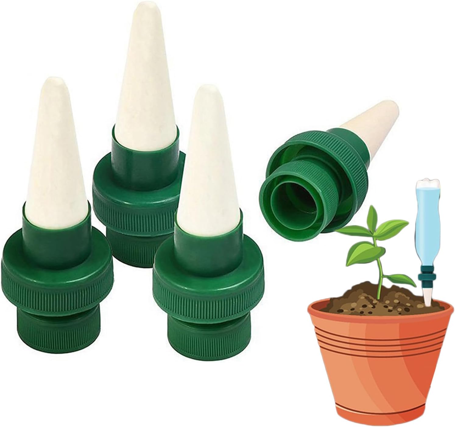 Lot de 10 bouteilles d'irrigation goutte à goutte pour dispositif d'arrosage automatique de jardin - 8