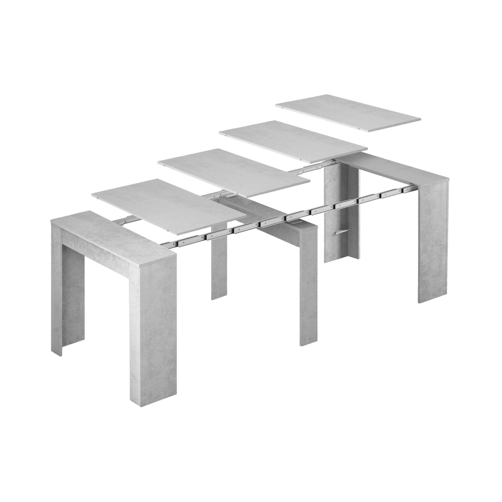 Table console à rallonge Abicitren, Table à manger extensible, Table ...