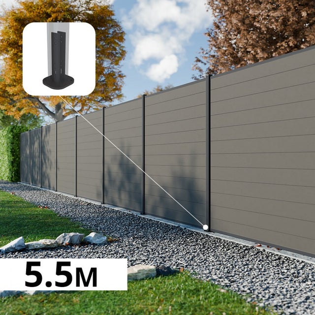 Cloture bois sur poteau beton existant au meilleur prix Leroy Merlin — free download