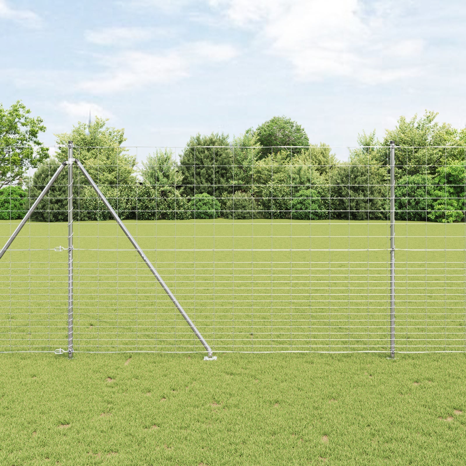 Słupek ogrodzeniowy. Galwanizowany 25 x 1,6 m Stal vidaXL