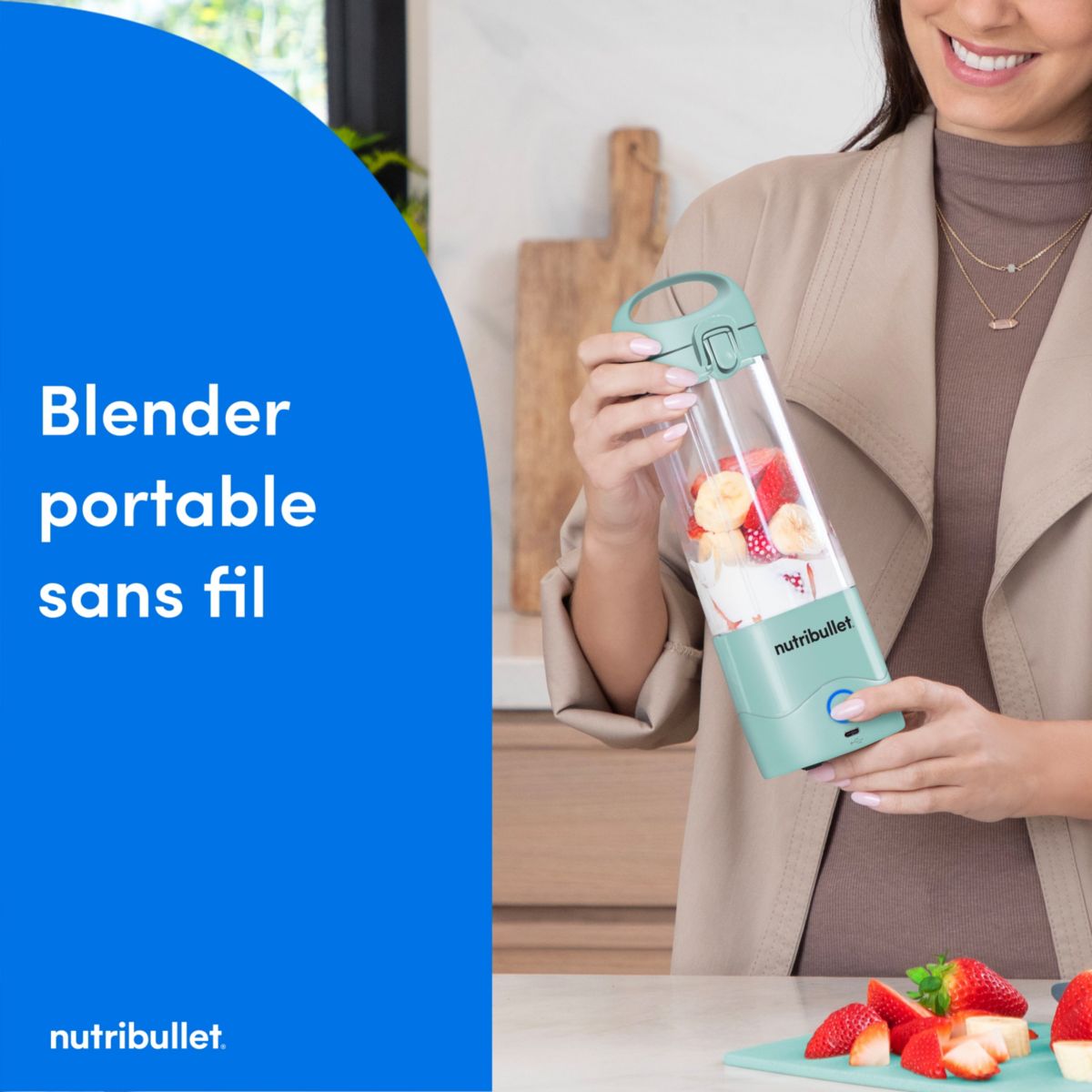 Blender NUTRIBULLET NBP003LBL vert sauge - 7