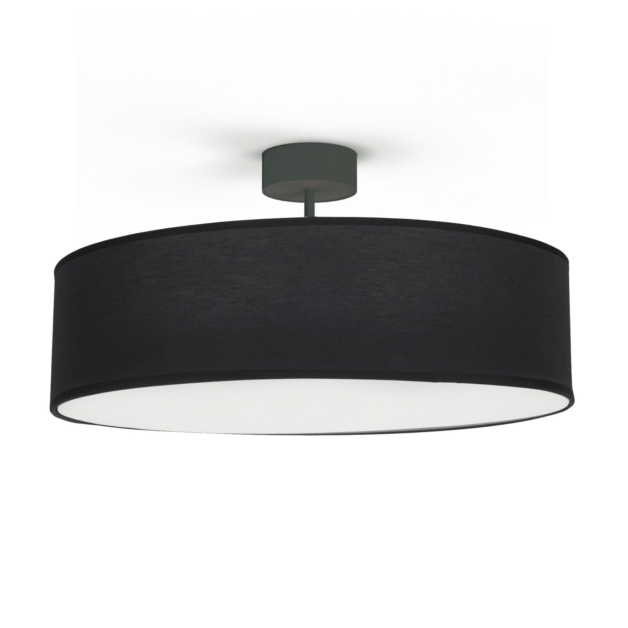 Lampa wisząca Violet czarna 3xE27x25W wym: 28,5 x 50 x 50 cm tkanina Nowodvorski Lighting