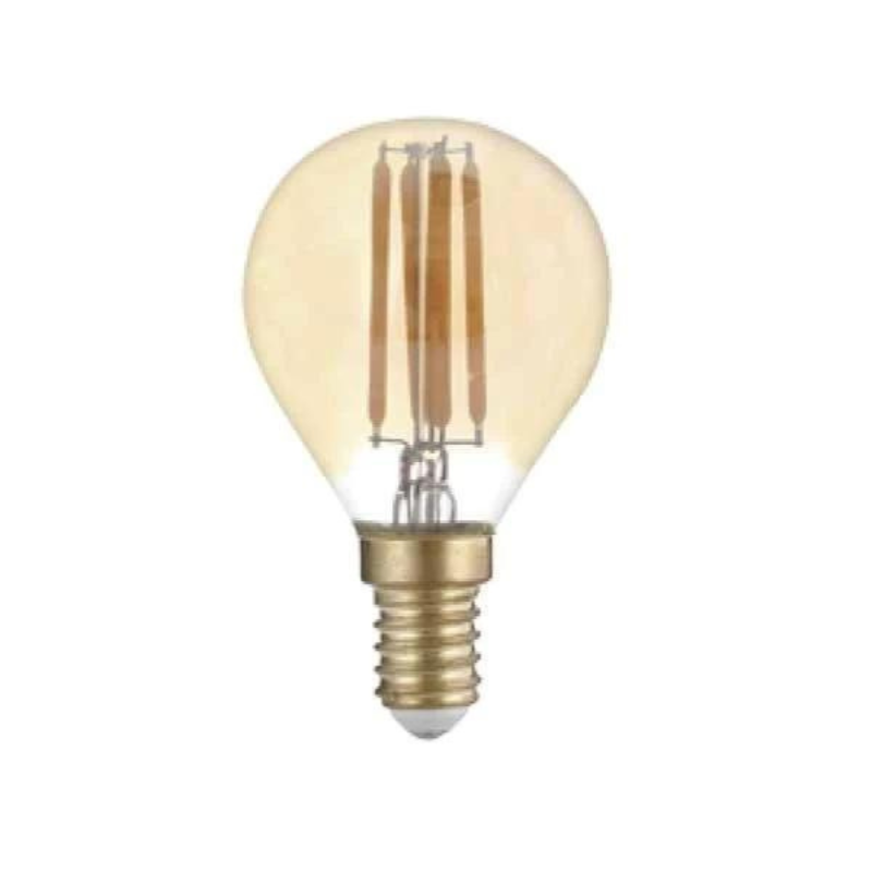 Bombilla LED E14 Esférica 40W Blanco Frío | Leroy Merlin