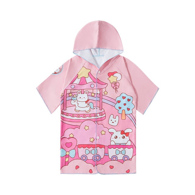 Serviettes de bain pour enfants, peignoirs à séchage rapide, serviettes de bain à capuche et vêtements de plage pour enfants
