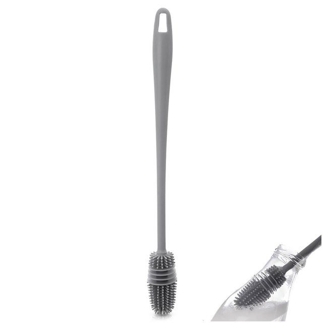Brosse à bouteilles en silicone – 32,5 cm