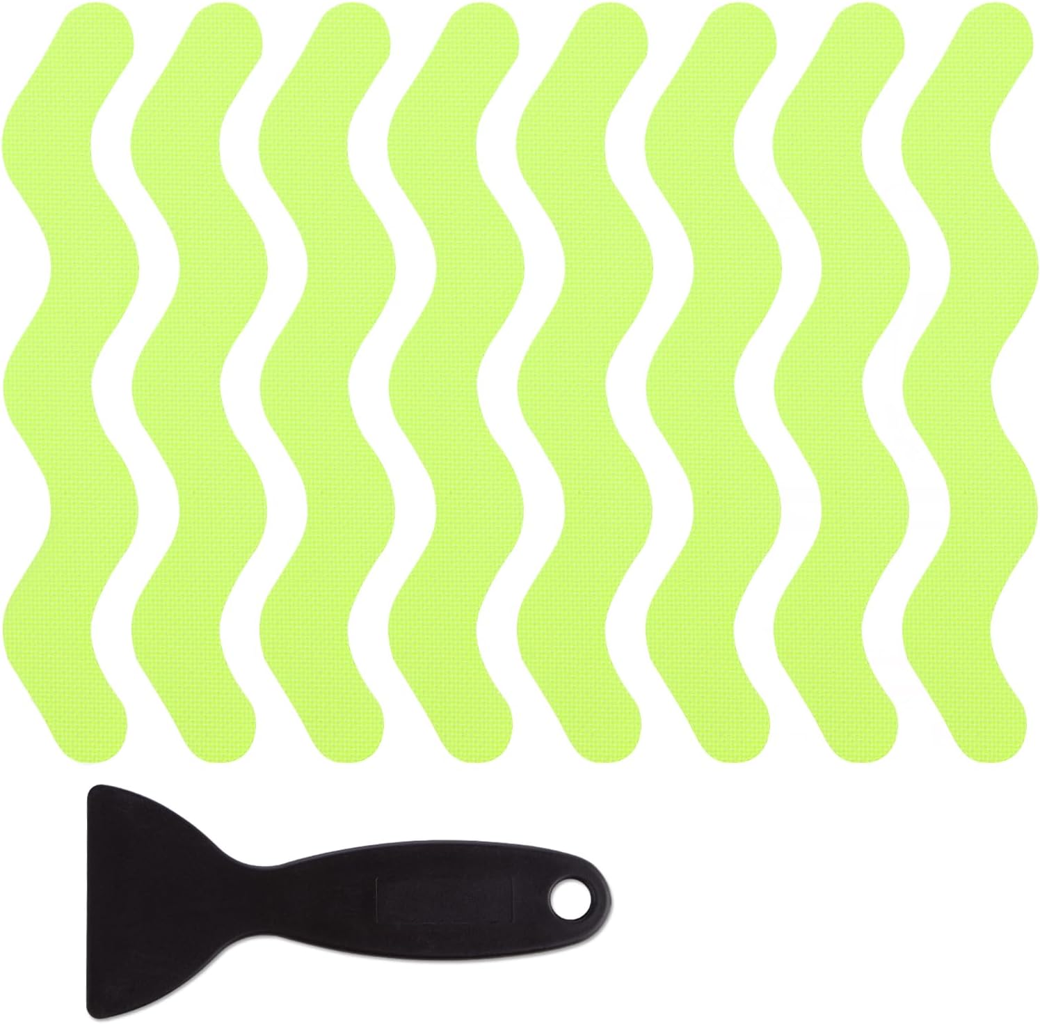 Autocollants Antidérapants Pour Baignoire - Forme Cygne Vert - Compac Safe T Shapes