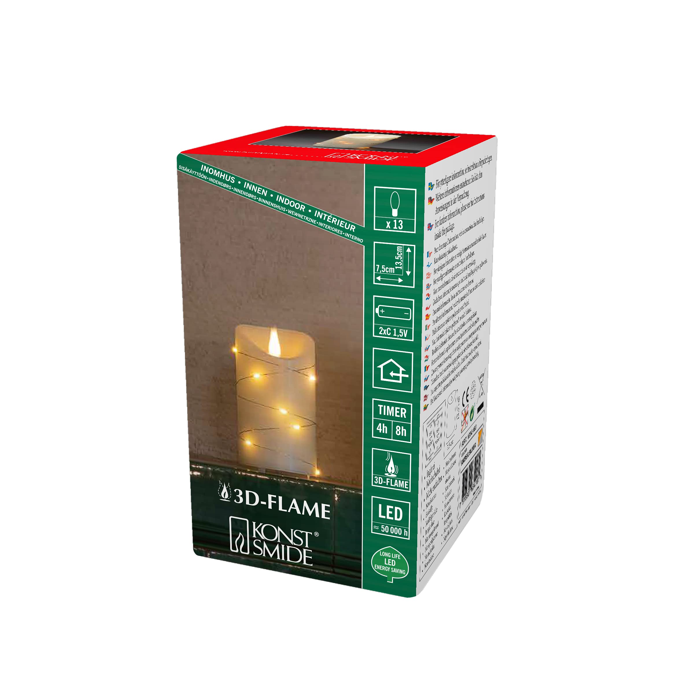 BEBUSINGOTO Candele Coniche Color Avorio Senza Fiamma Tremolante Con Telecomando A 10 Tasti Candele Per Finestre Con Stoppino 3d Caldo A Batteria Cera Vera Set Da 6 08 X 10 Pollici 87127605 - 7