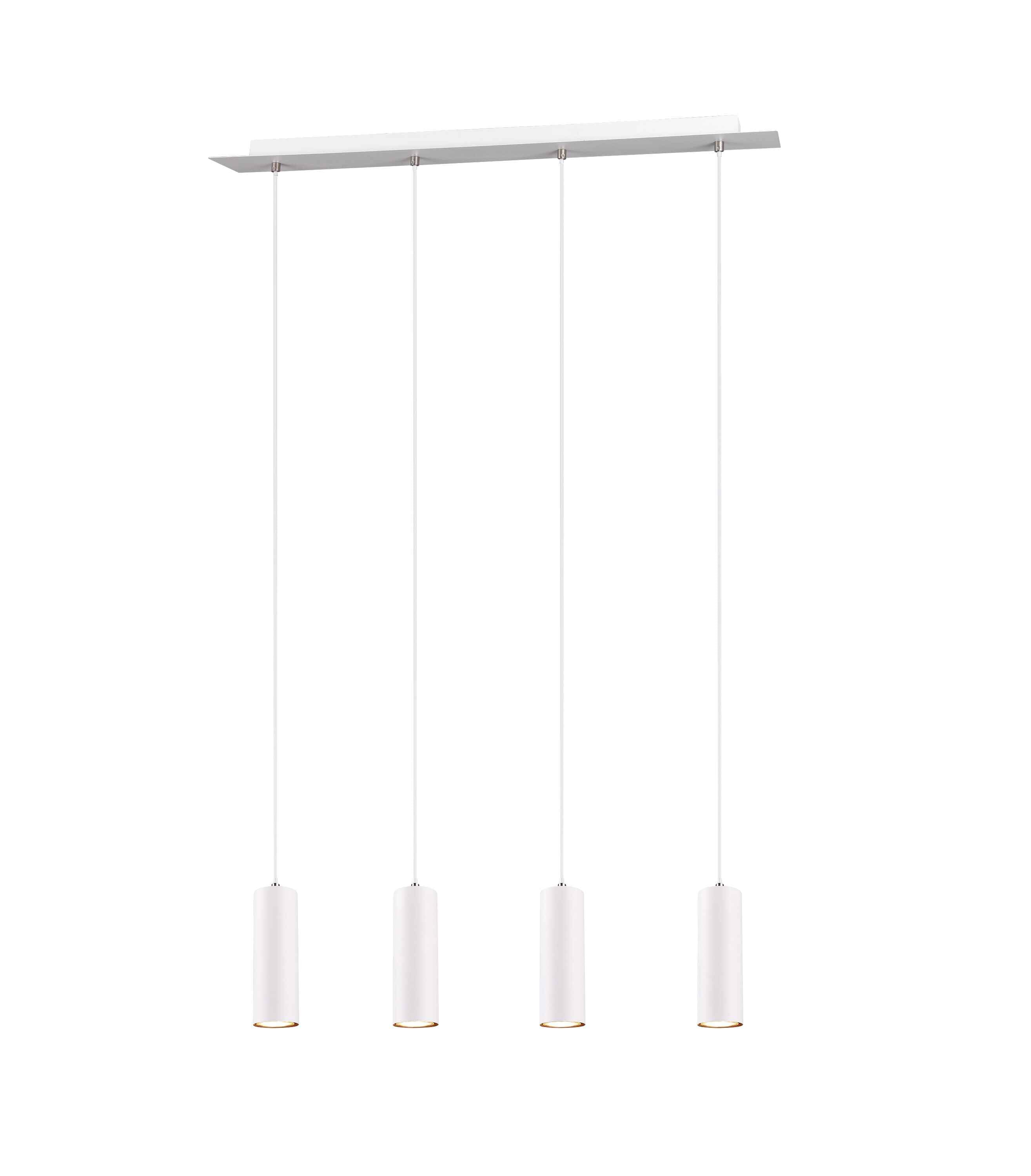 Lampa wisząca MARLEY biała 4 x GU10 x 35W wym:150x75x9cm Trio