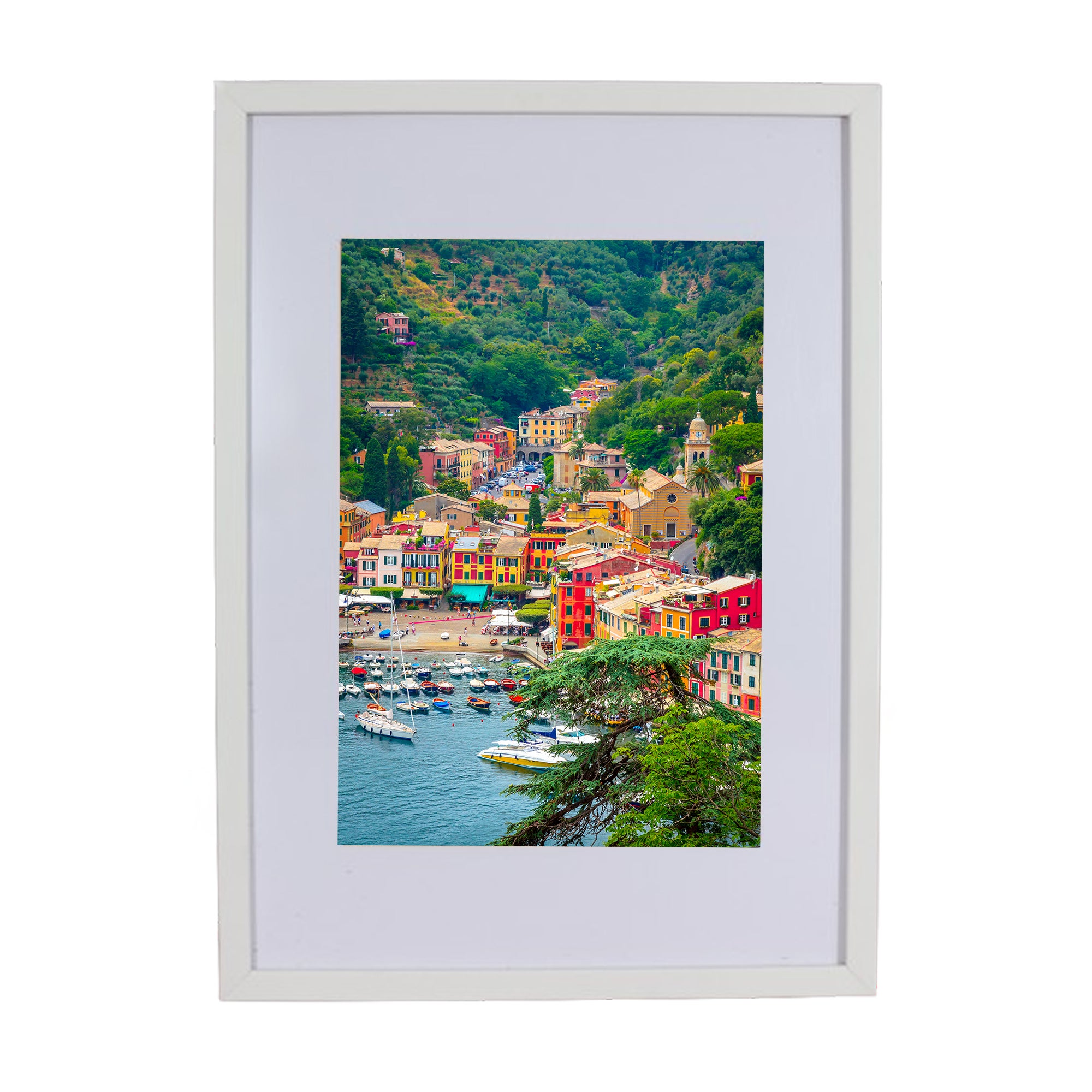 BD ART Lot De 2 Cadres Blancs 27,9x35,6 Cm - Double Ouverture 12,7x17,8 Cm - Bois MDF, Plexiglas Incassable