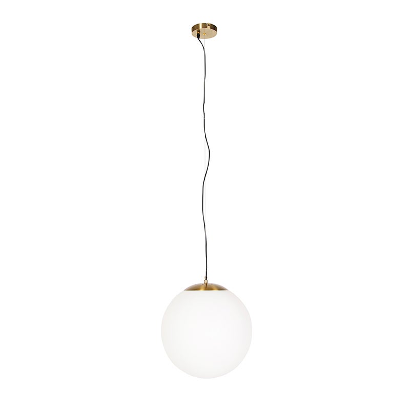 Lampada a sospensione scandinava smart oro con vetro opale 40cm incl. WiFi A60 - Ball 40 - 3