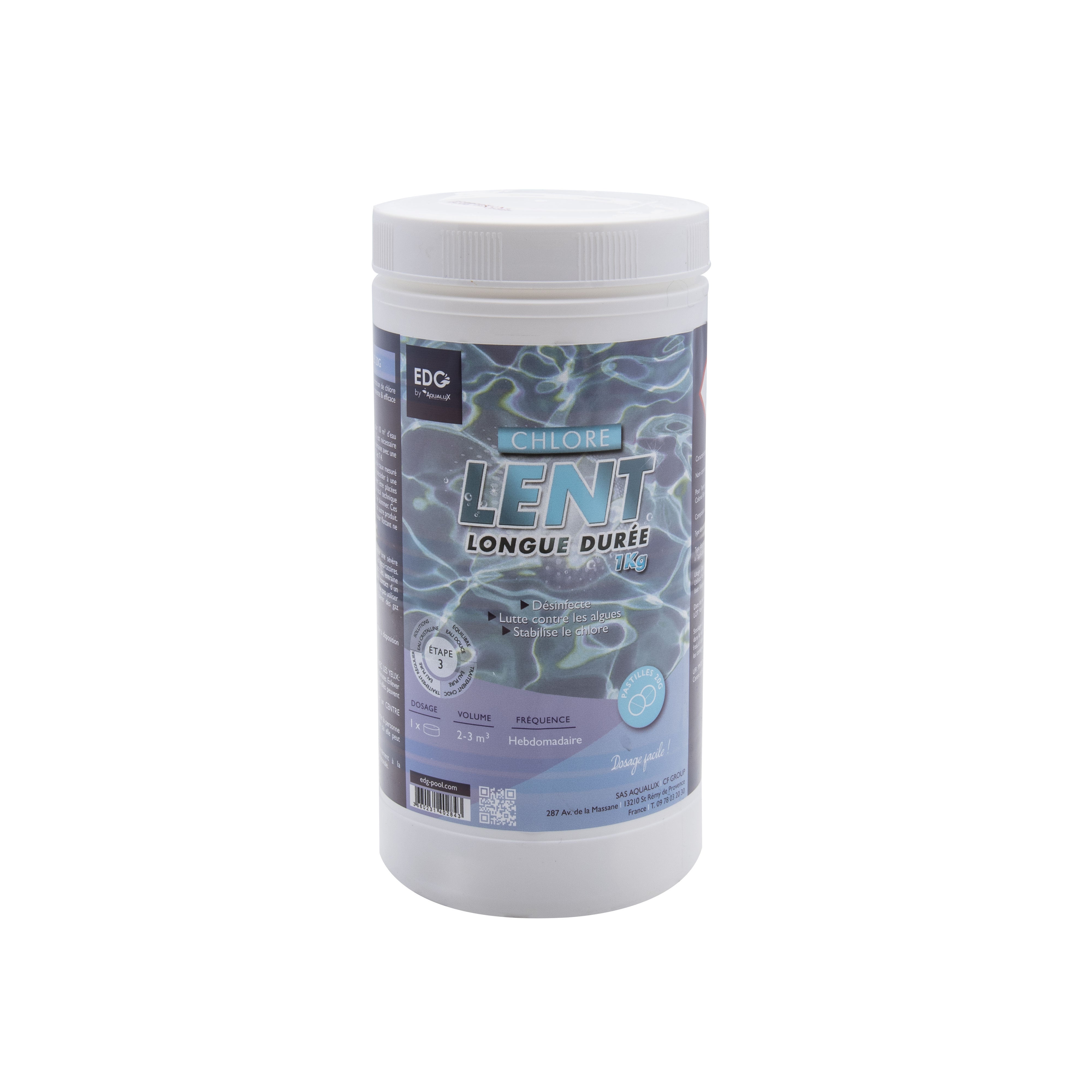 Chlore lent 20g en pastilles 1 kg - 4