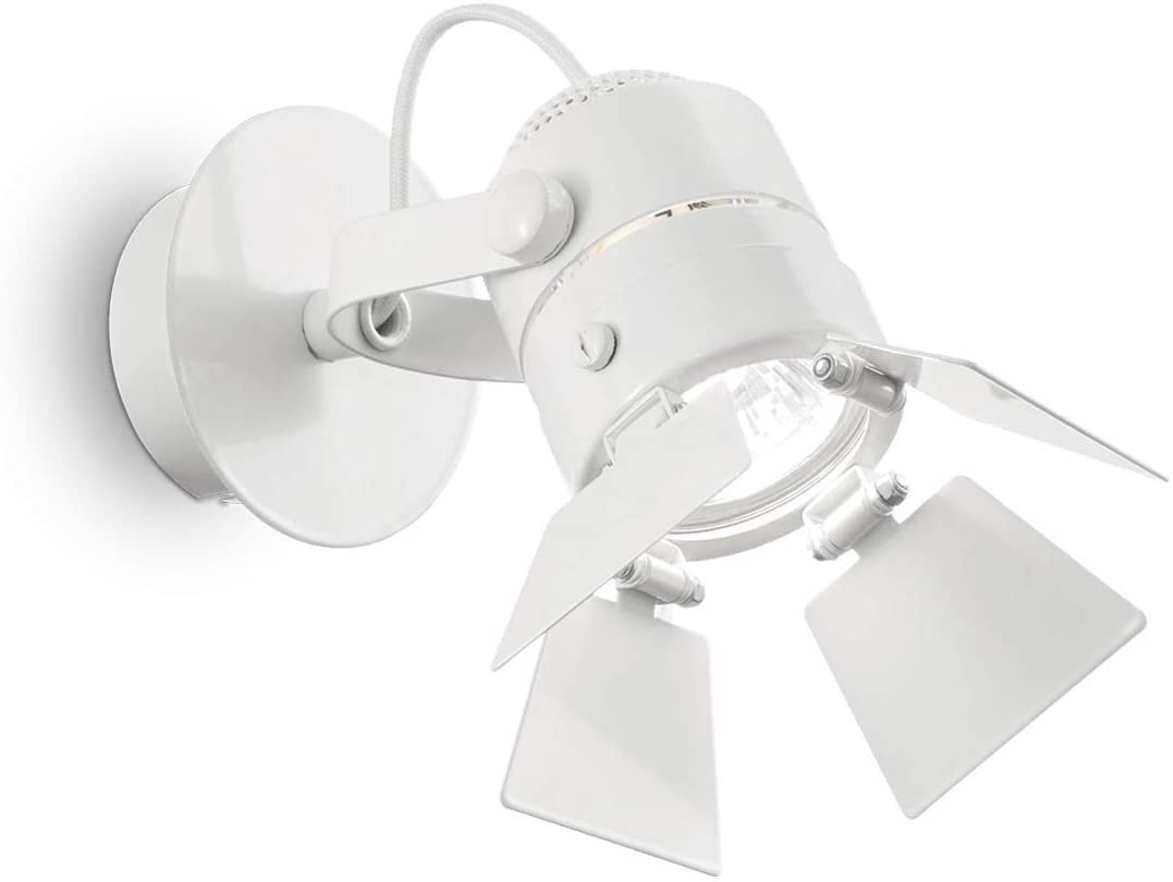 Ideal Lux  Ciak Ap1, Applique, Blanco/Negro , Leroy Merlin