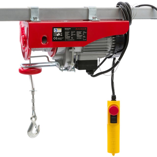 AREBOS Paranco Elettrico Verricello elettrico Montacarichi Paranchi 100 -1000 kg