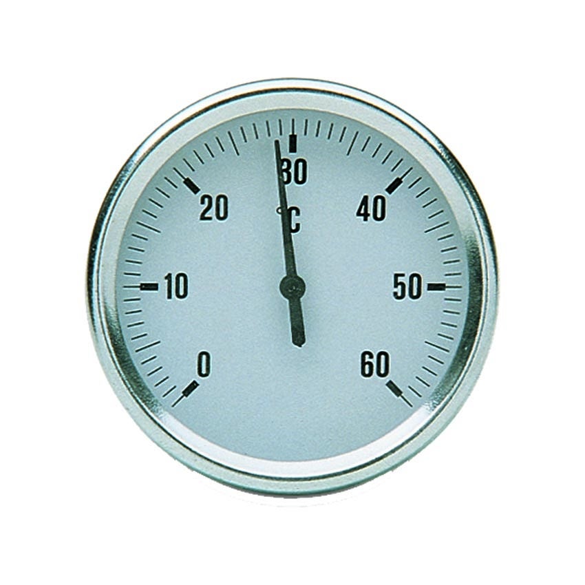 Thermomètre Bimétallique, Thermomètre à Cadran Analogique à Double échelle, Outil De Mesure Sensible Pour Gril De Four