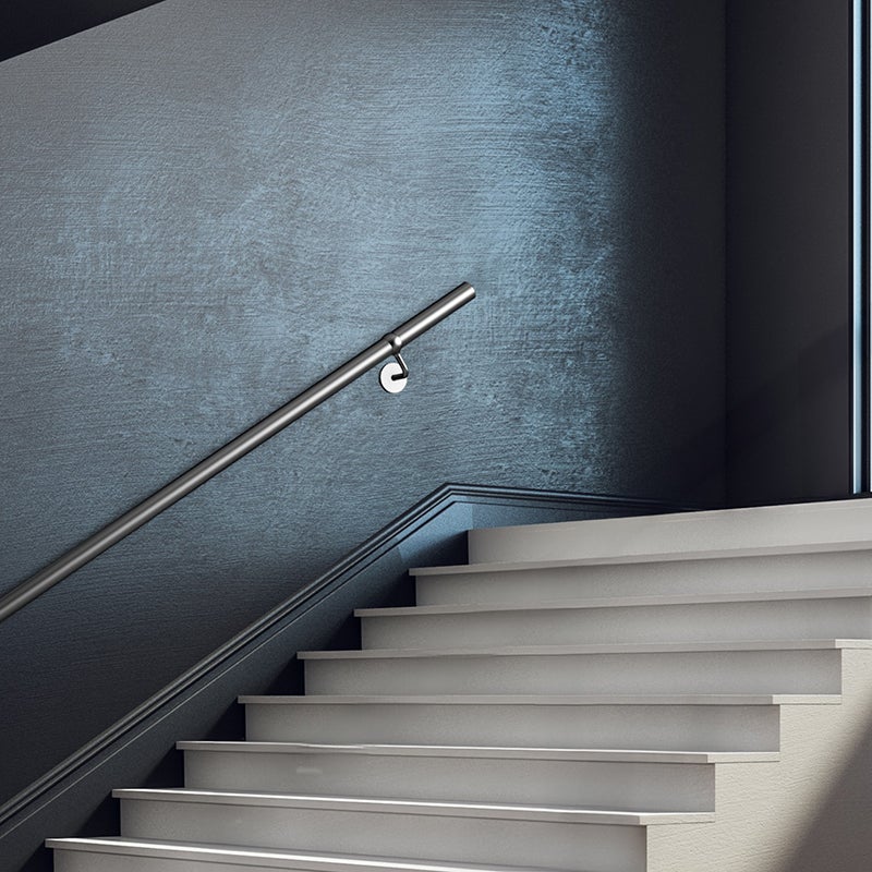 Support pour main courante inox finition chromée, KORDO - 7
