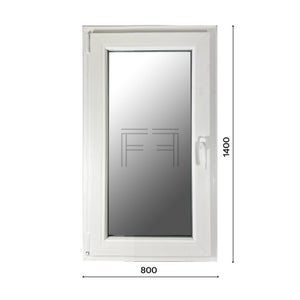 BauPlaza - Finestra Serramenti In Pvc Bianco - Vetro Triplo Larghezza X Altezza 40 X 60 Cm Apertura Destra 400 X 600 Mm Funzione Girevole 88644853 BauPlaza - Finestra Serramenti In Pvc Bianco - Vetro Triplo Larghezza X Altezza 40 X 60 Cm Apertura Destra 400 X 600 Mm Funzione Girevole 88644853