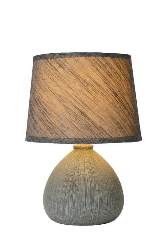 Lampa stołowa RAMZI szara 1xE14x40W Lucide