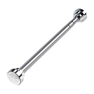Asta Telescopica Per Tenda A Molla Regolabile - Senza Fori, Per Bagno, Cucina, Armadi, Lunghezza 60-110 Cm (bianco)