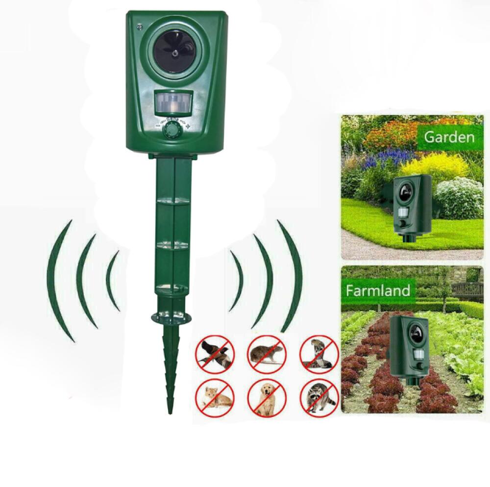 ISOTRONIC Répulsif Ultrasons Oiseaux 3 Pièces - Anti-Pigeons, Mouettes, Corbeaux - Protection Jardin, Balcon, Arbres Fruitiers