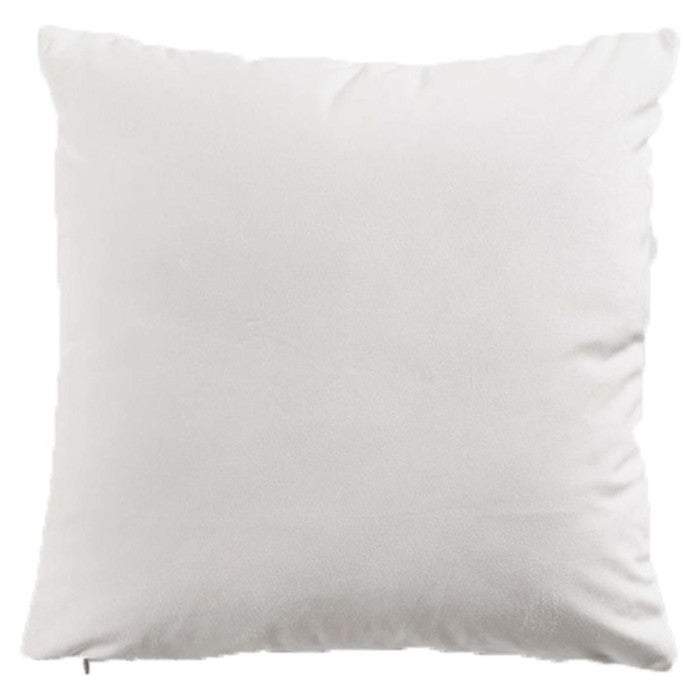 Housse De Coussin Velours Blanc main image 0