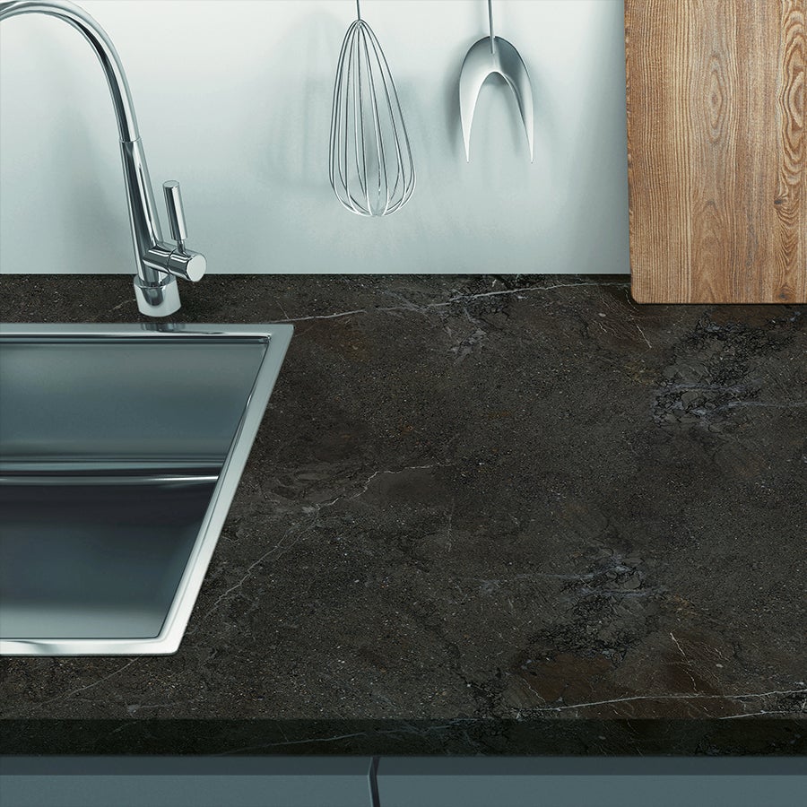 PAL: Vinyle adhésif pour plan de travail de cuisine et salle de bain. Résistant aux taches. Imperméable. Facile à poser et à nettoyer. 0,65x2m - 2