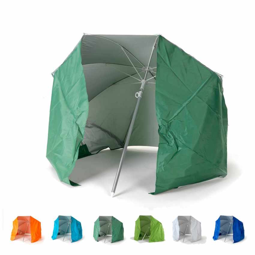 Tenda parasole portatile UV-up da spiaggia con borsa per il trasporto per il cam