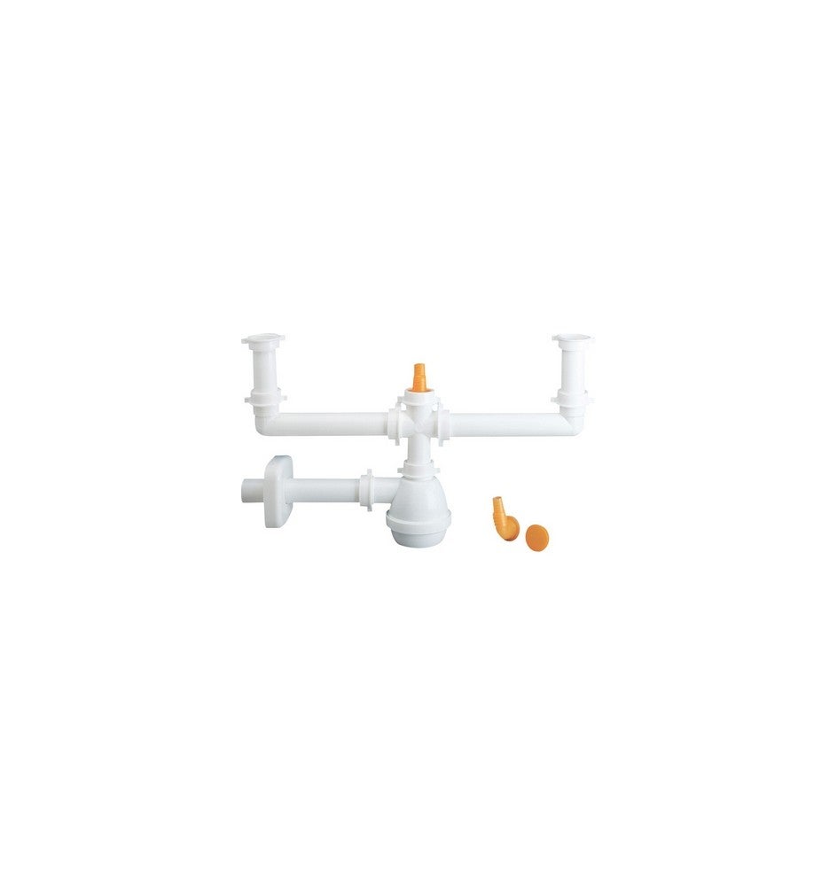 SIPHON TYPE M POUR ÉVIER 2 VOIES AVEC RACCORD LAVEVAISSELLE VERTICAL 1 — free download