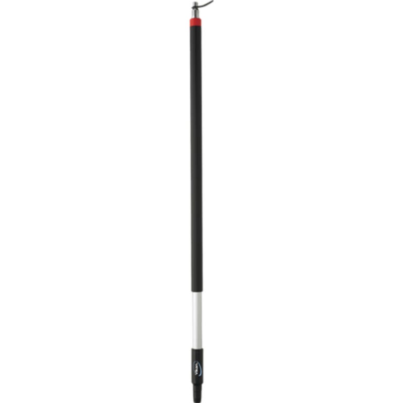 Manche Aluminium Avec Passage D'Eau Vikan 299252 – 1025 Mm, Ø 31 Mm, Noir, Lot De 10