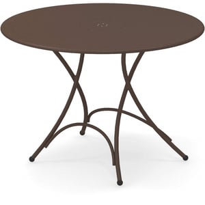 Tavolino alto rotondo in metallo dorato 51x100cm Doha Promozione