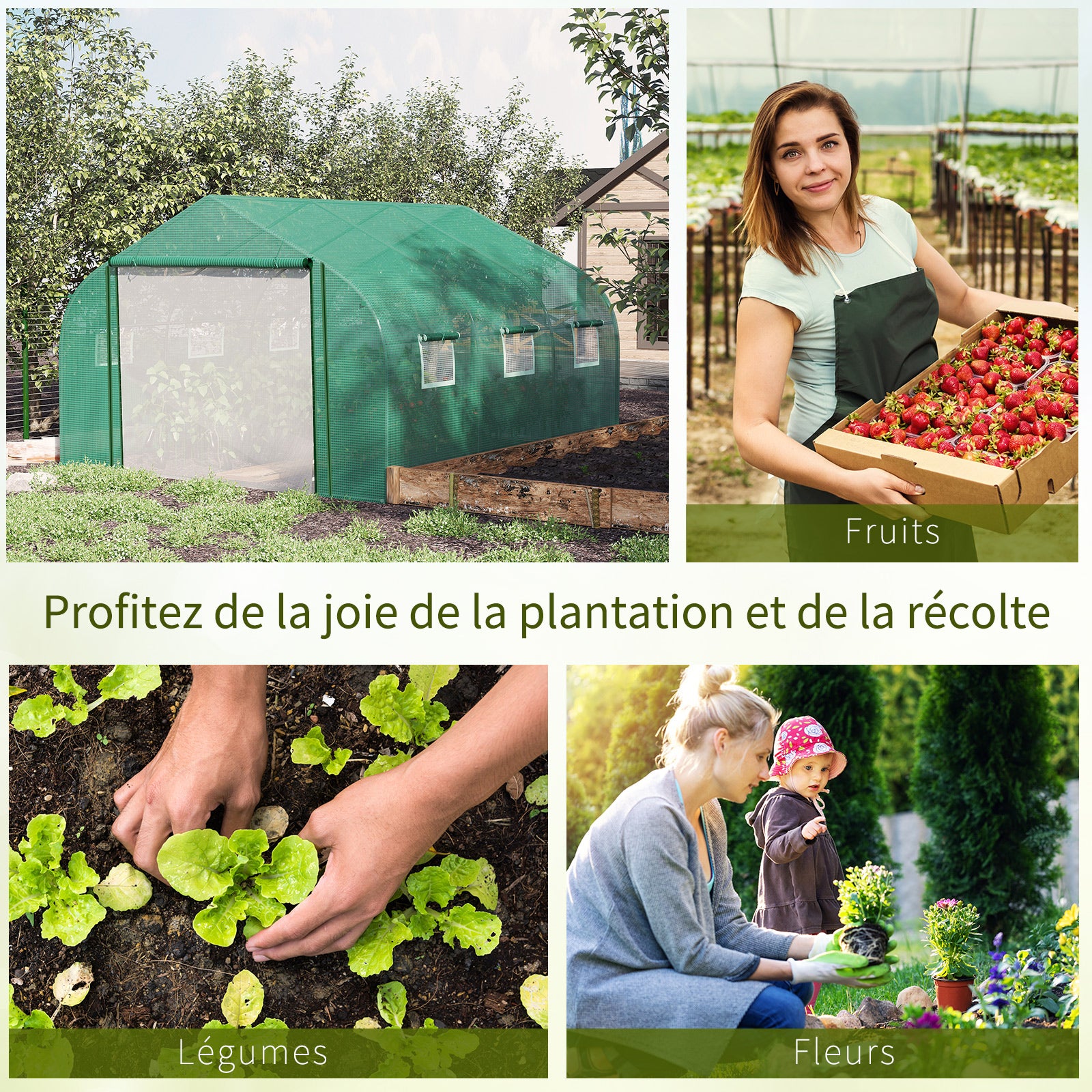 Serre de jardin Plastique Outsunny - 7