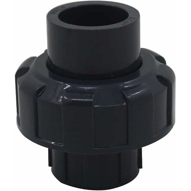 Pvc Raccrod 50mm Raccord union pvc 50mm piscine manchon union pvc raccord pour pompe ...